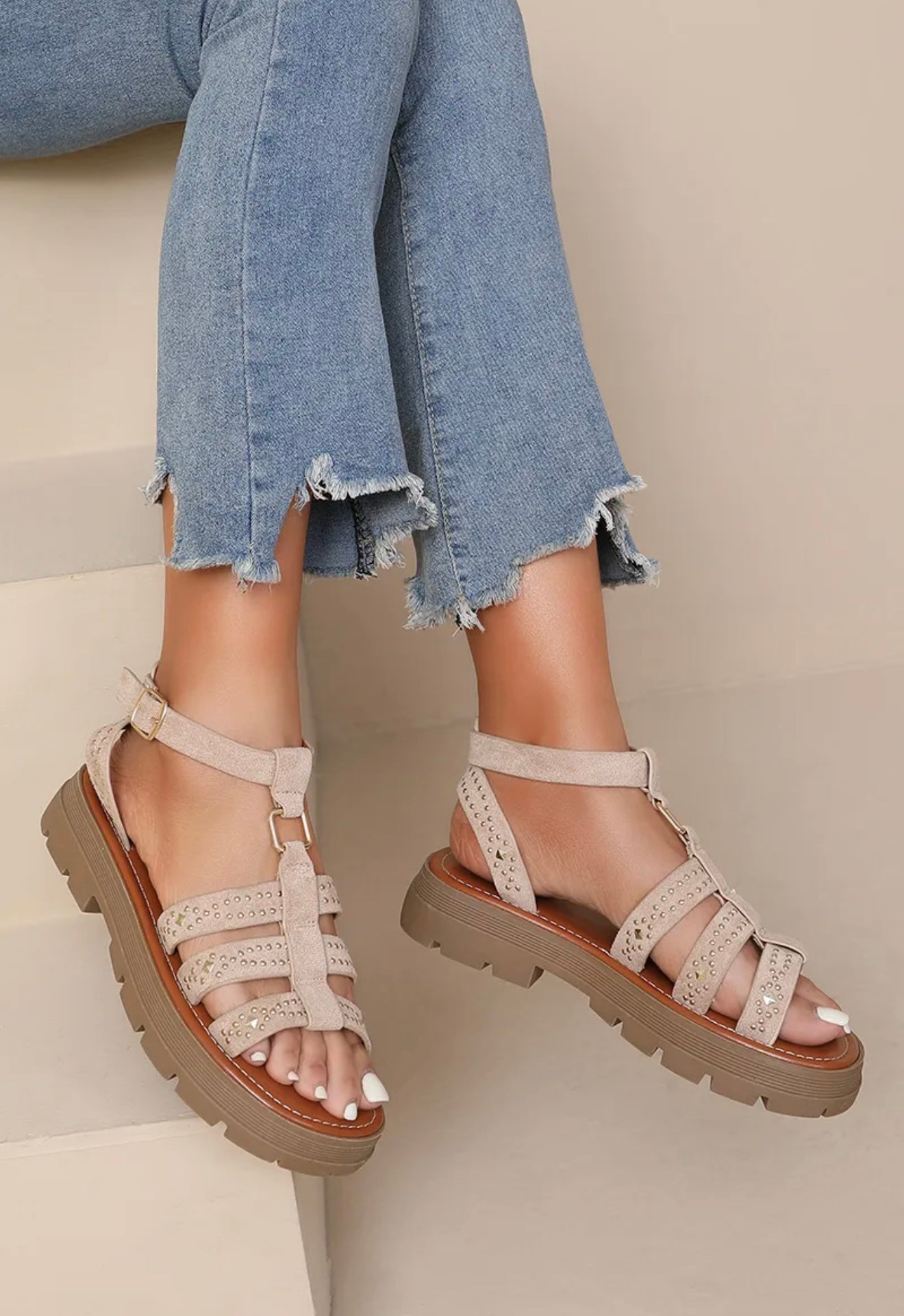 Sandale Nina beige