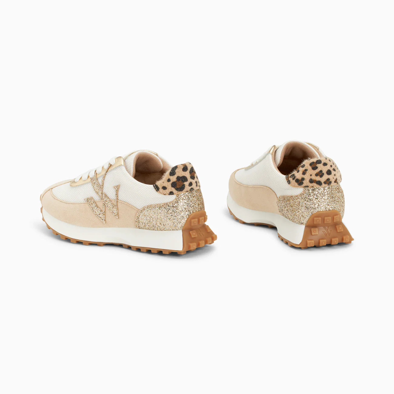 Basket Faustine - Vanessa WU - Monogramme beige et ivoire